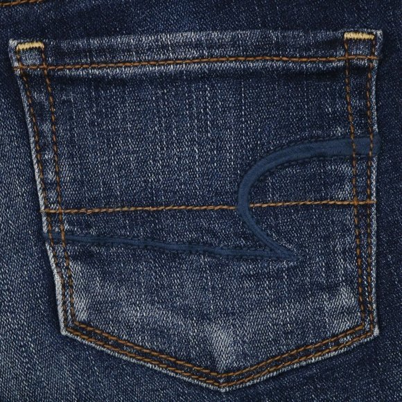 American Eagle Super Stretch Cut‎ Off Jean Shorts Distressed 0 - Picture 9 of 10